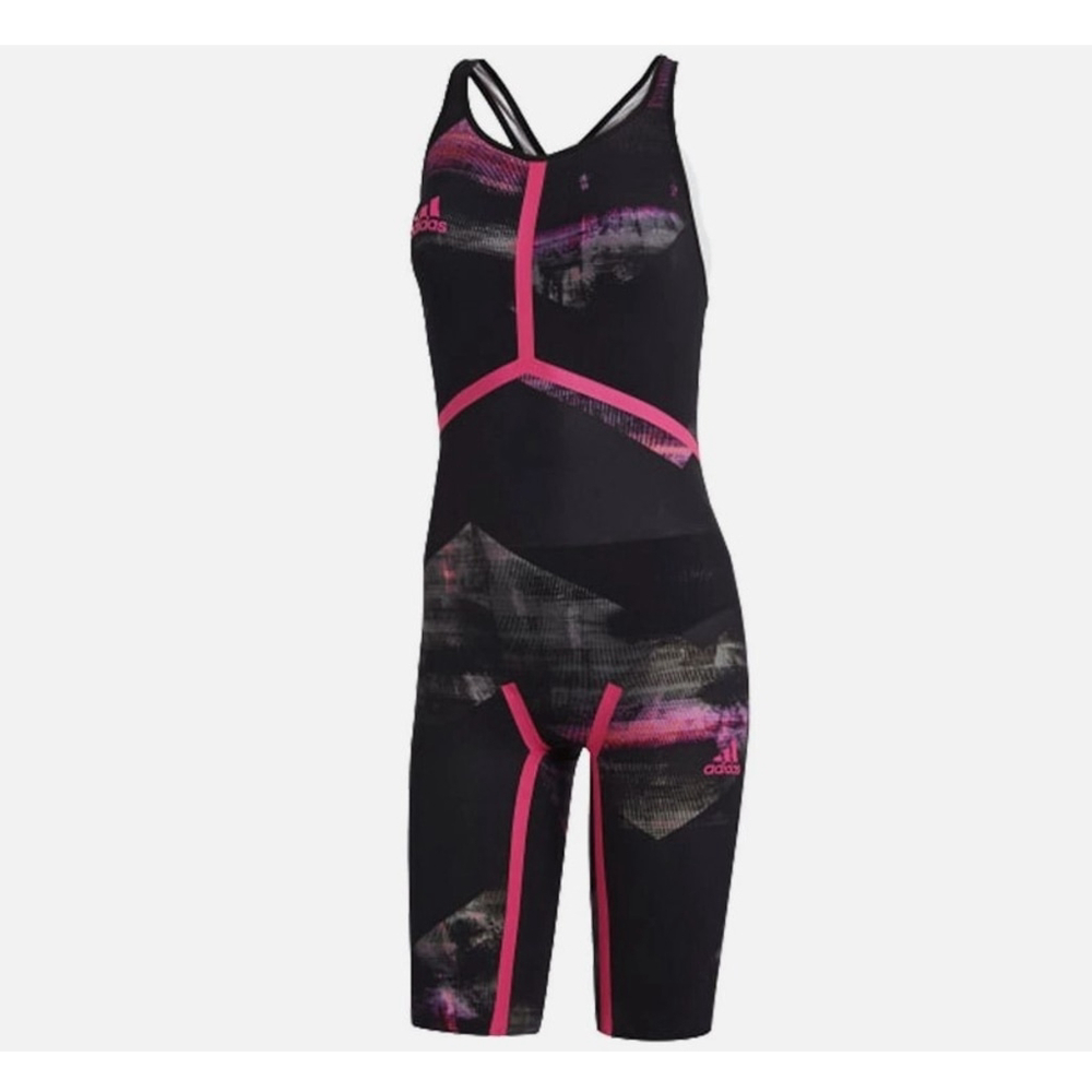 Adidas Adizero XVIII Freestyle Open Back Knee Tech Swim‎ Suit 30" NWT $469